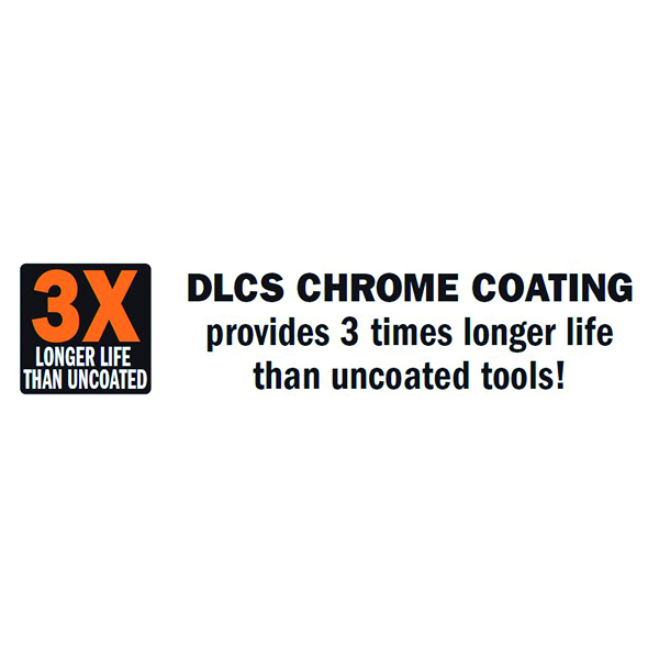 Fraises monobloc pour composite et fibre de verre DLCS Chrome Coating - LONG LIFE